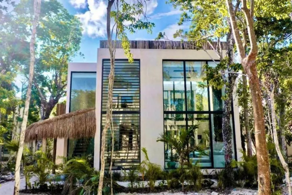 Luxury 3 Bed & Bath Eco-Chic Villa - Private Pool Tulum