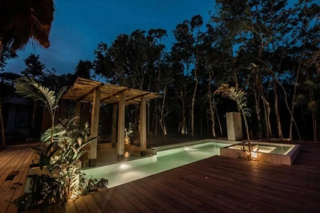 Luxury 3 Bed & Bath Eco-Chic Villa - Private Pool Tulum
